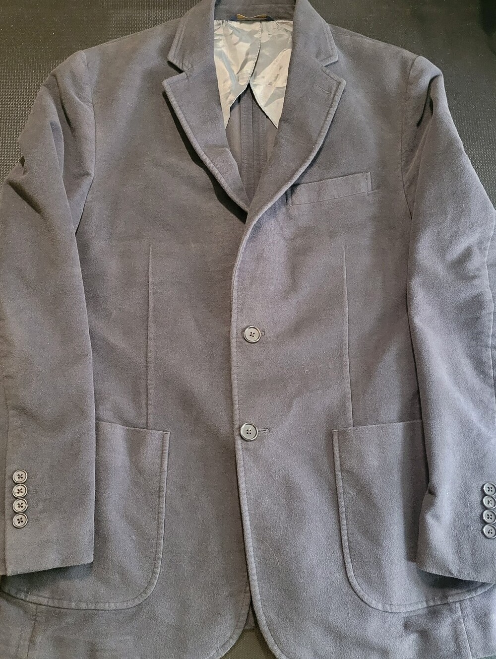 Brooks Brothers Regent Fit Italian Emmetex Blazer Sport Coat Med Charcoal Gray
